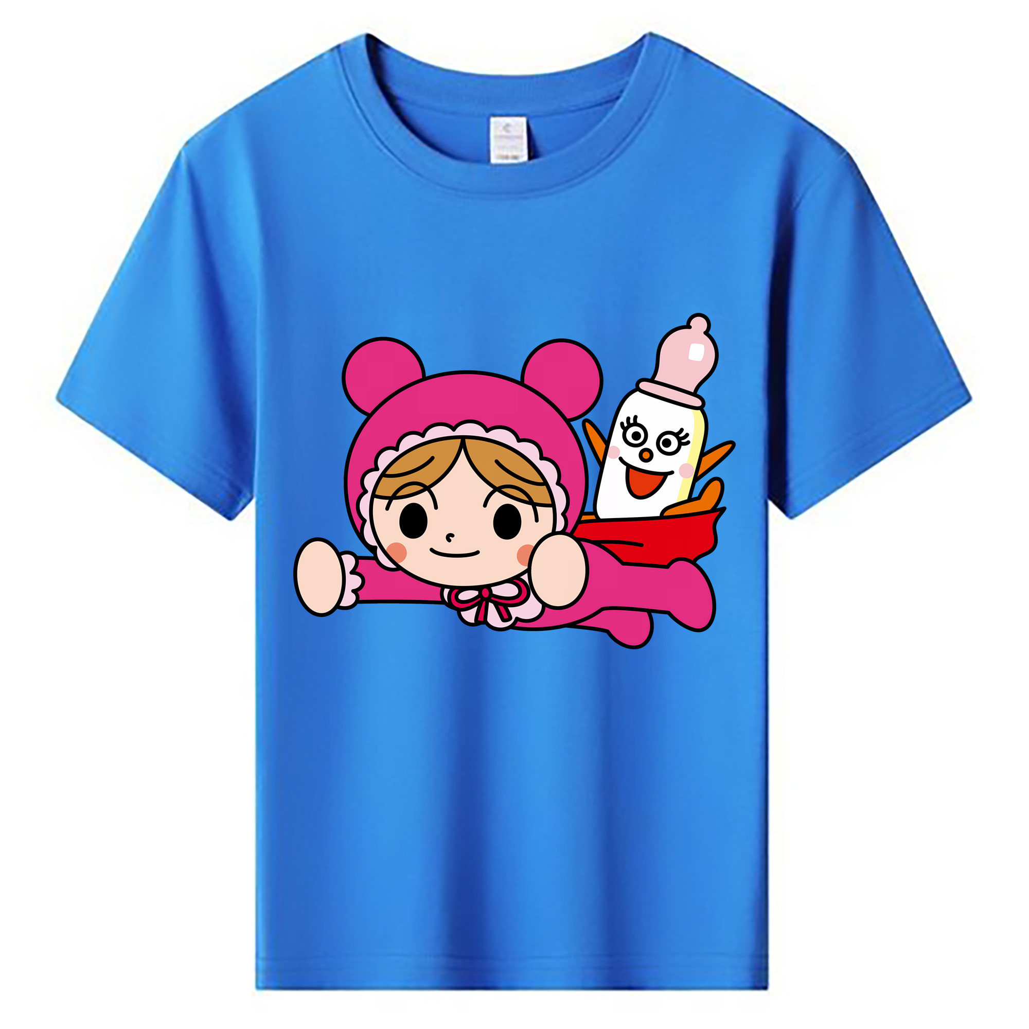（画像用） アンパンマン Anpanman 綿100％キッズTシャツ（フロントプリント）